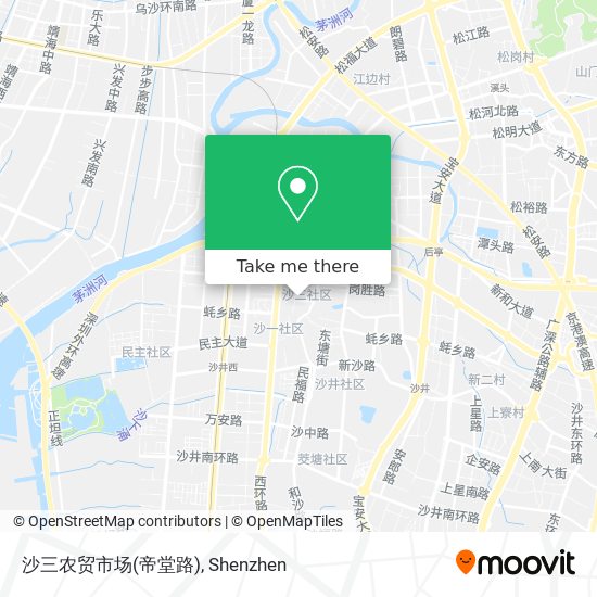 沙三农贸市场(帝堂路) map