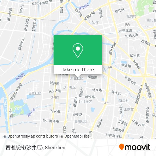 西湘版辣(沙井店) map