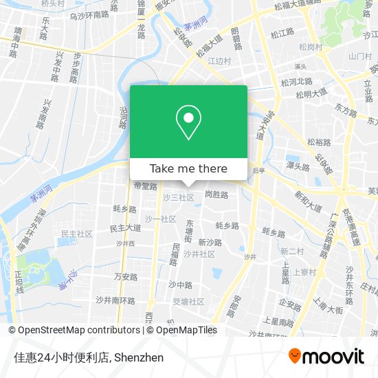 佳惠24小时便利店 map