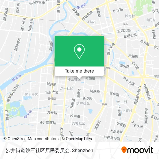 沙井街道沙三社区居民委员会 map