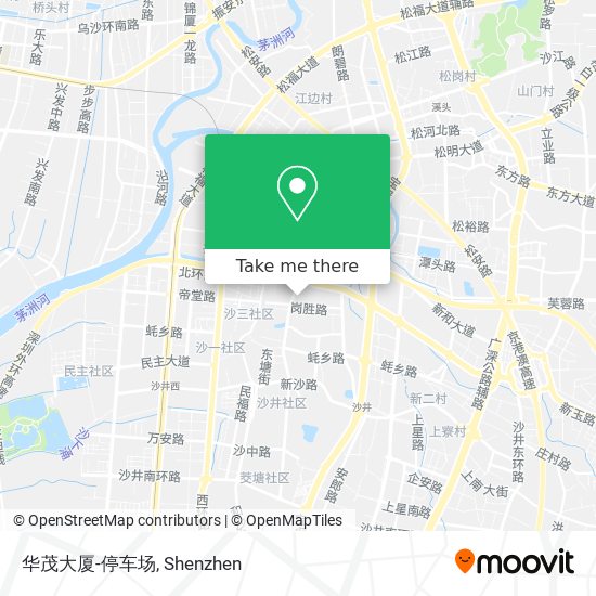 华茂大厦-停车场 map