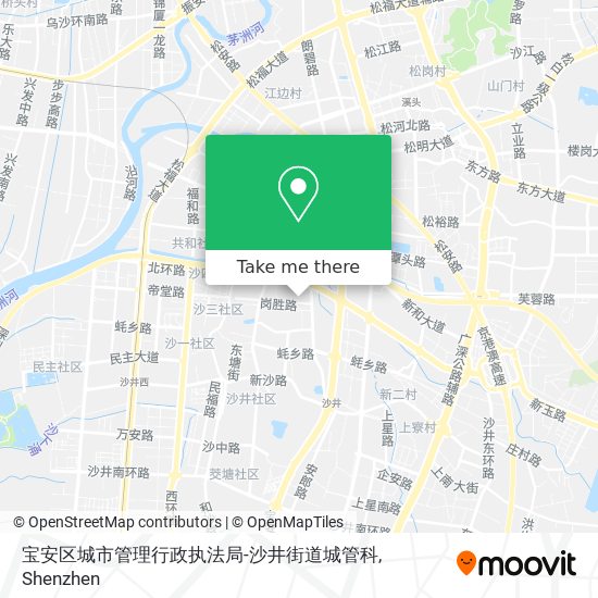 宝安区城市管理行政执法局-沙井街道城管科 map