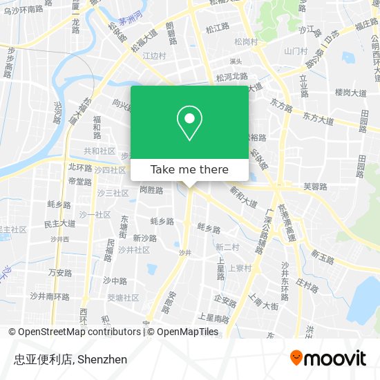 忠亚便利店 map