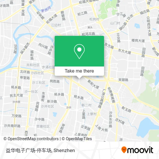 益华电子广场-停车场 map