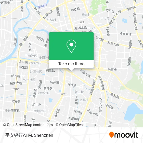 平安银行ATM map