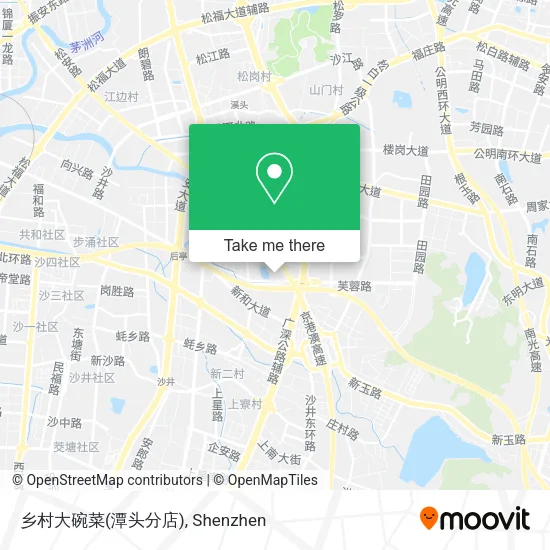 乡村大碗菜(潭头分店) map