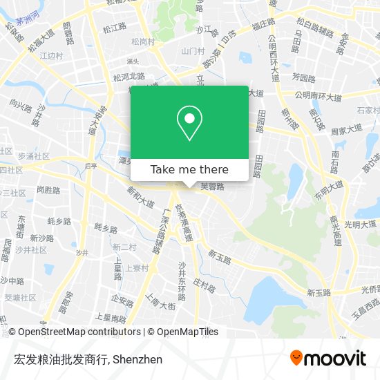 宏发粮油批发商行 map