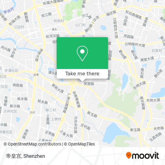 帝皇宫 map
