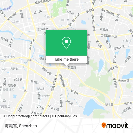 海潮宫 map