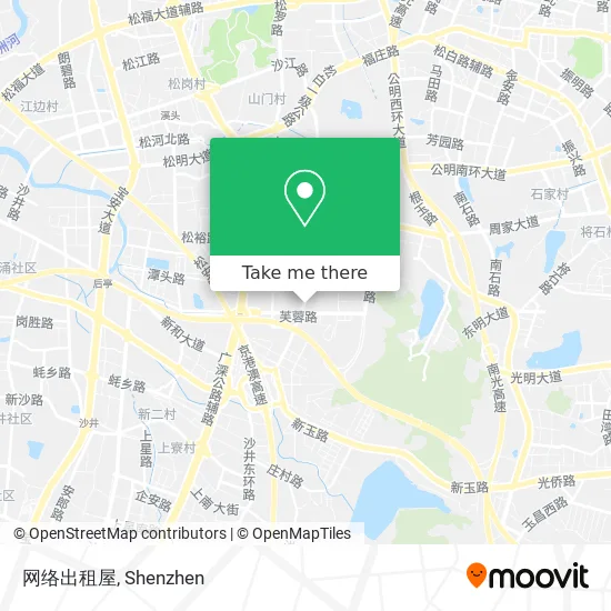 网络出租屋 map