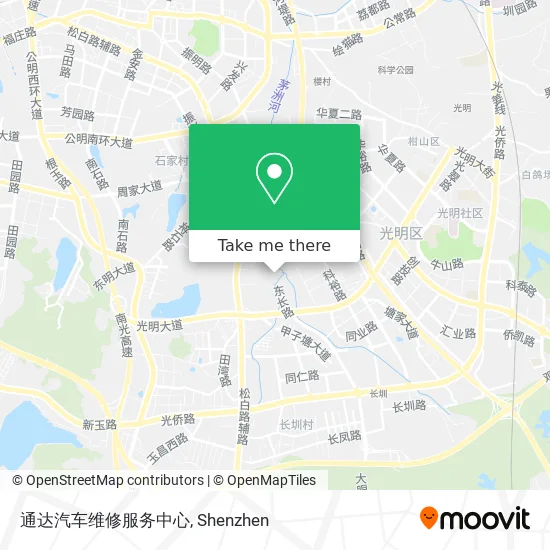 通达汽车维修服务中心 map