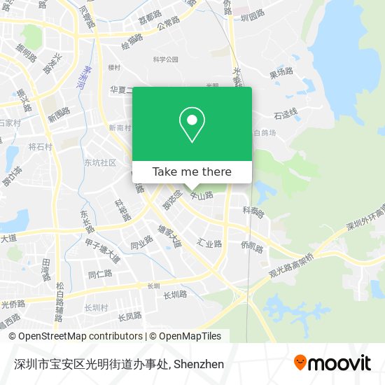 深圳市宝安区光明街道办事处 map