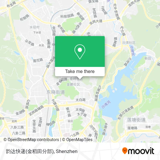韵达快递(金稻田分部) map