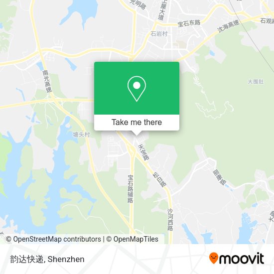 韵达快递 map