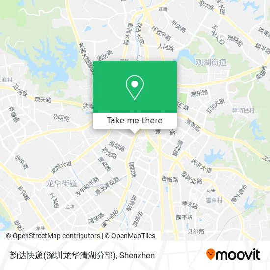 韵达快递(深圳龙华清湖分部) map