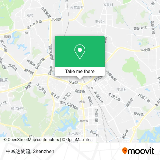 中威达物流 map