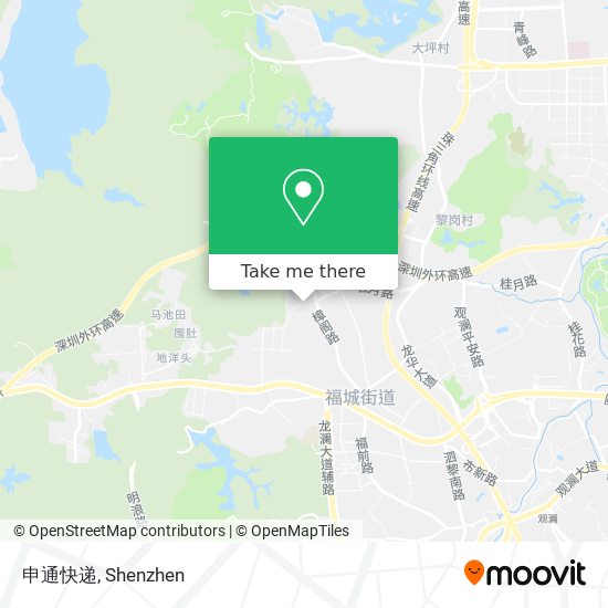 申通快递 map