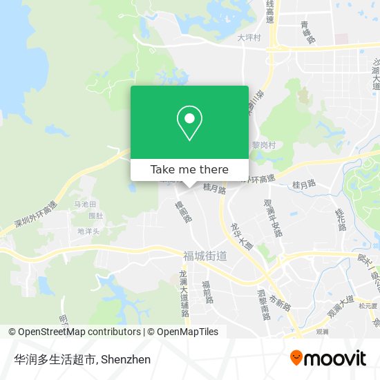 华润多生活超市 map
