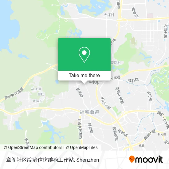 章阁社区综治信访维稳工作站 map