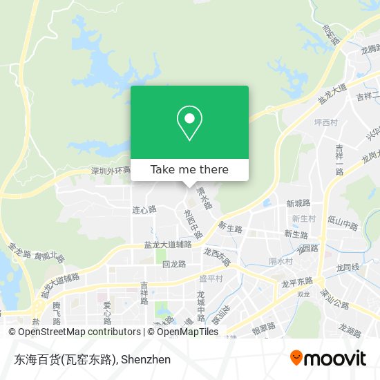 东海百货(瓦窑东路) map