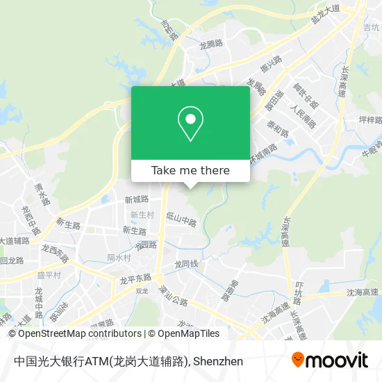 中国光大银行ATM(龙岗大道辅路) map