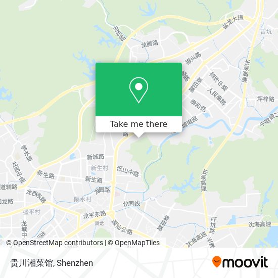 贵川湘菜馆 map