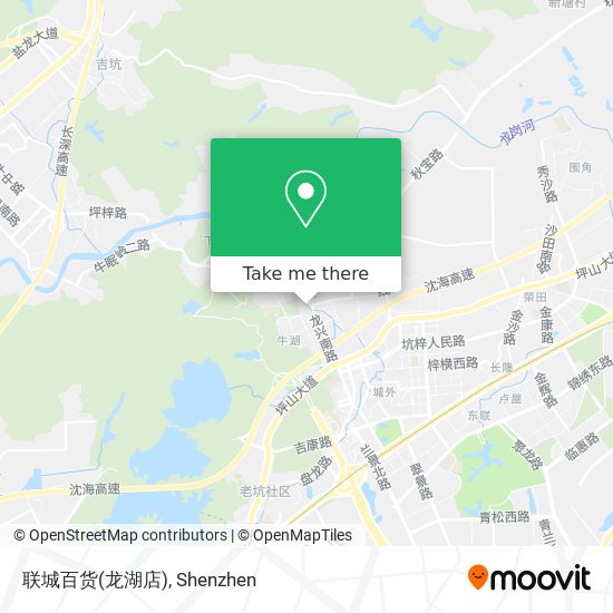联城百货(龙湖店) map