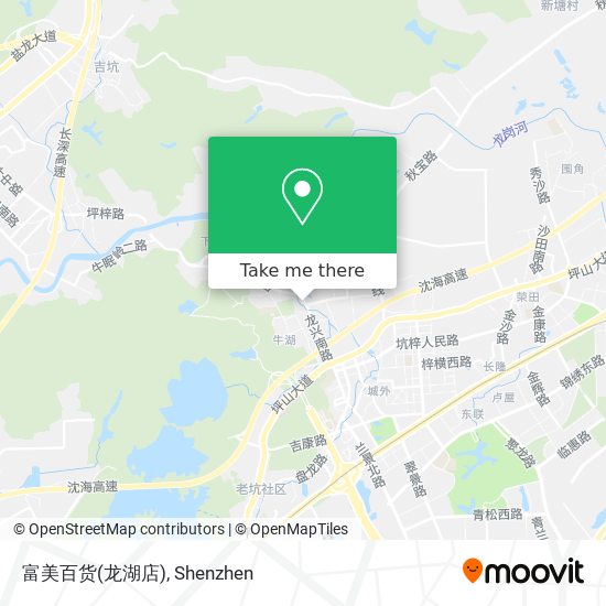 富美百货(龙湖店) map