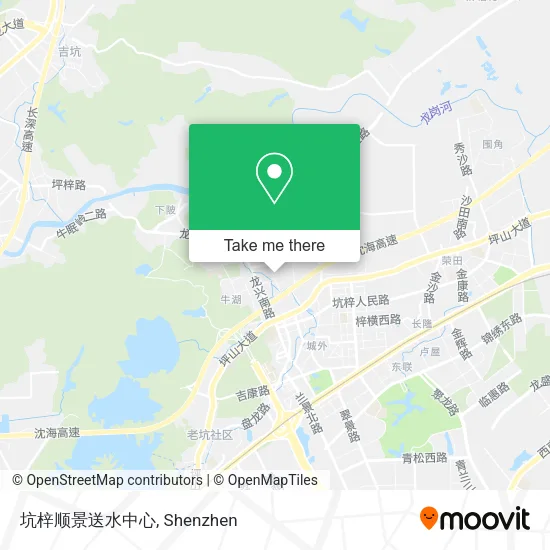 坑梓顺景送水中心 map