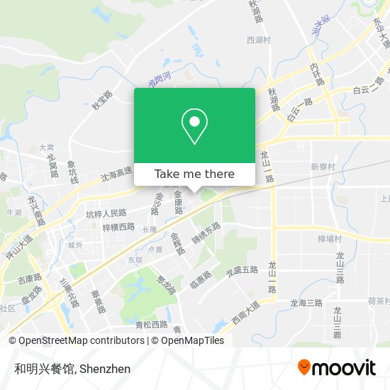 和明兴餐馆 map