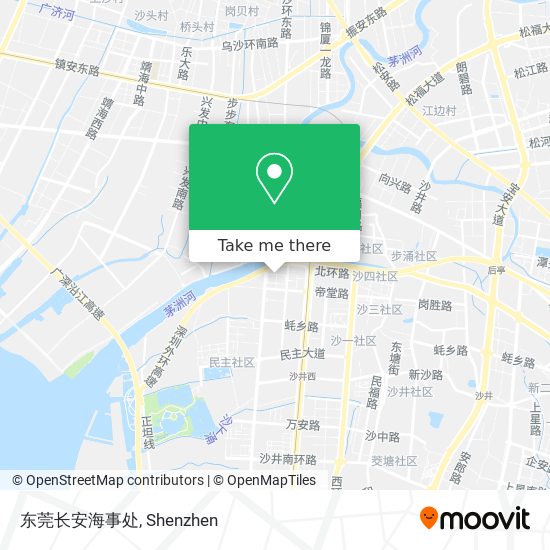 东莞长安海事处 map
