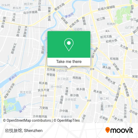 欣悦旅馆 map