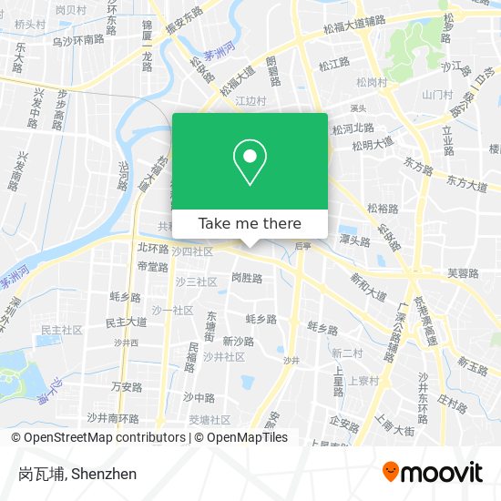 岗瓦埔 map