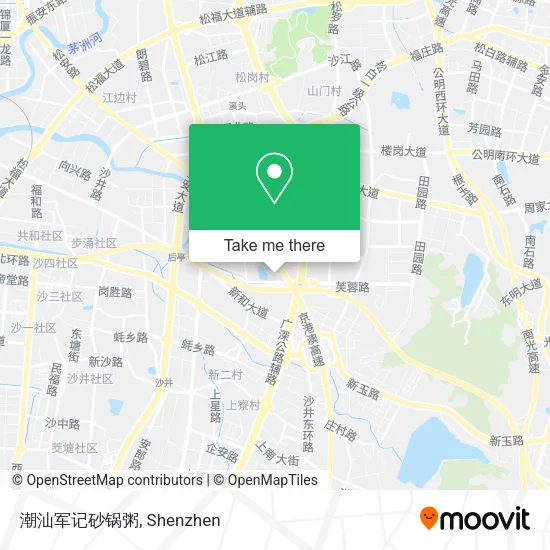 潮汕军记砂锅粥 map