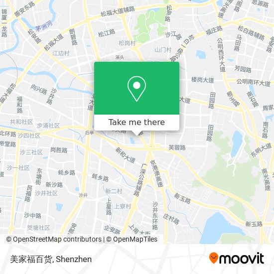 美家福百货 map