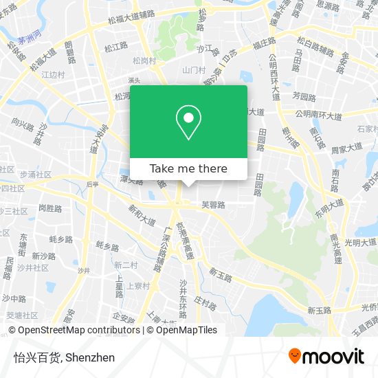 怡兴百货 map