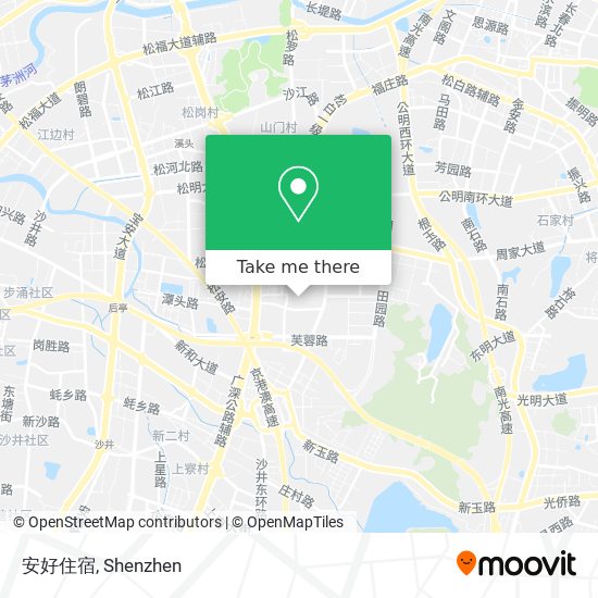 安好住宿 map