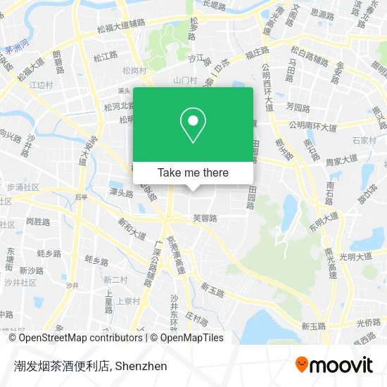 潮发烟茶酒便利店 map