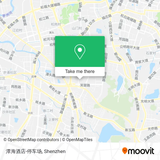 潭海酒店-停车场 map
