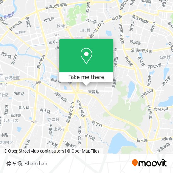 停车场 map