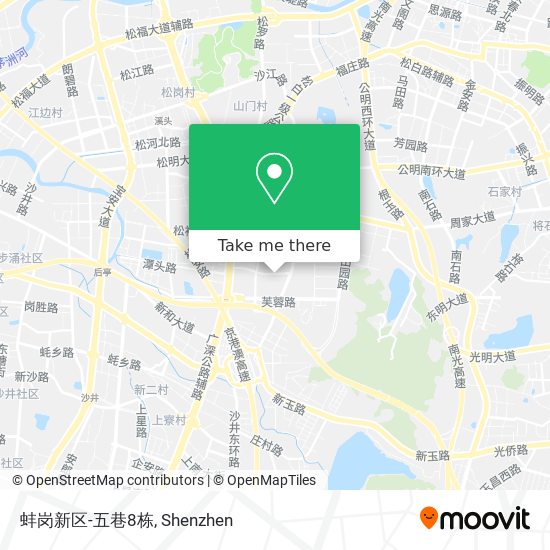 蚌岗新区-五巷8栋 map