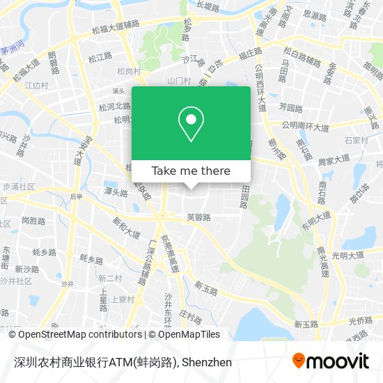 深圳农村商业银行ATM(蚌岗路) map