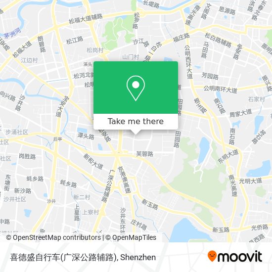 喜德盛自行车(广深公路辅路) map