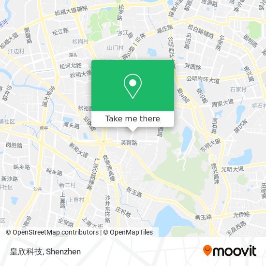 皇欣科技 map