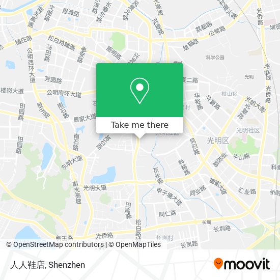 人人鞋店 map