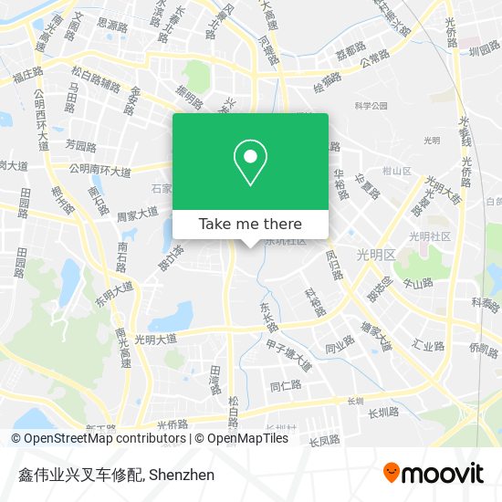 鑫伟业兴叉车修配 map