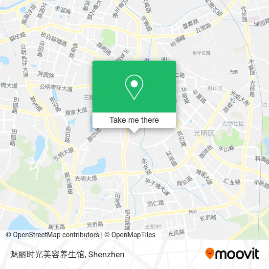 魅丽时光美容养生馆 map
