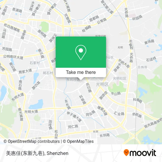 美惠佳(东新九巷) map