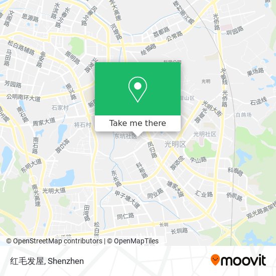 红毛发屋 map