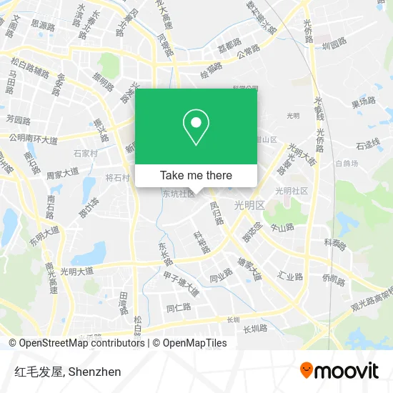 红毛发屋 map
